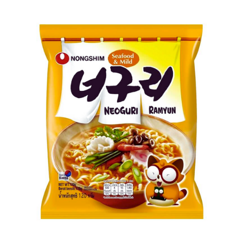 NEOGURI Ramyun Mild & Seafood 🍜 - Nongshim - 121Gr – K-Noodles